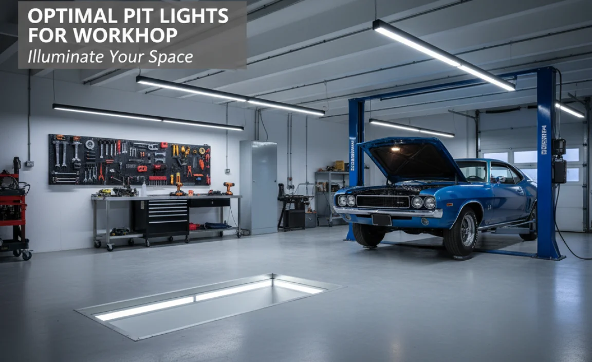 Optimal Pit Lights For Workshop: Illuminate Your Space