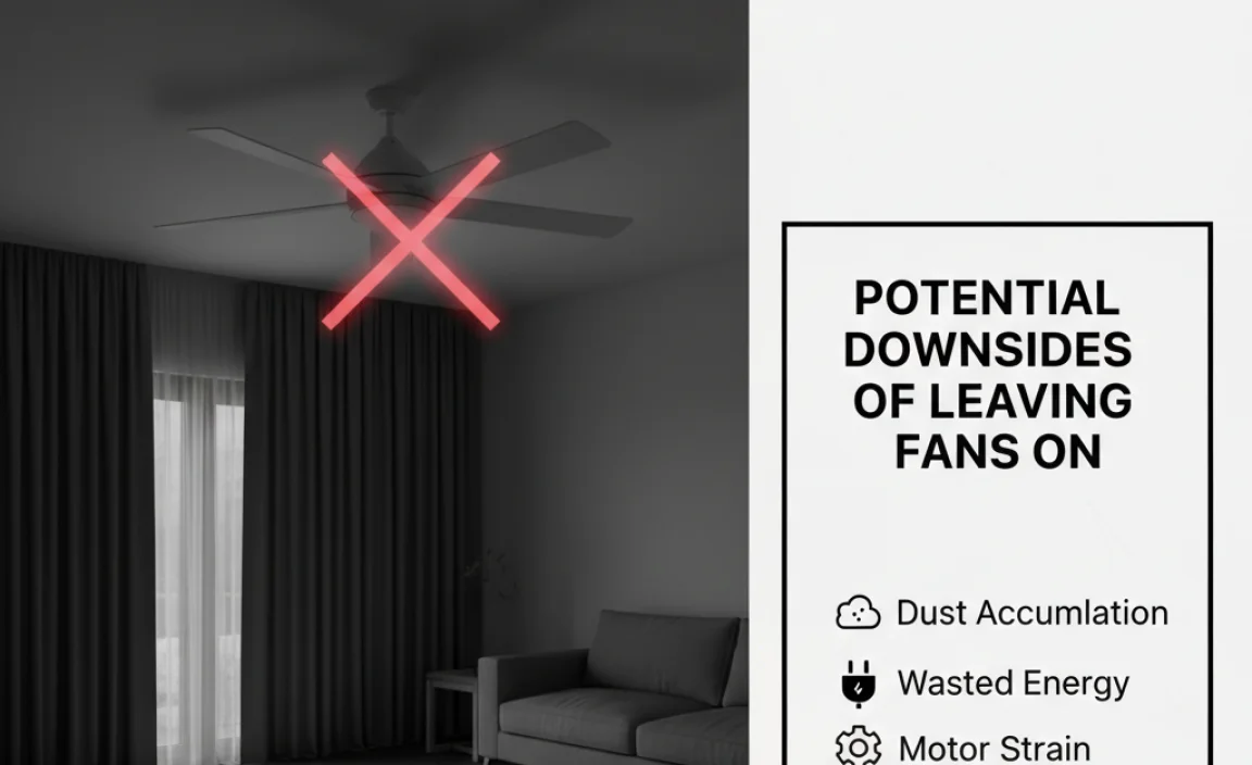 Potential Downsides of Leaving Fans On