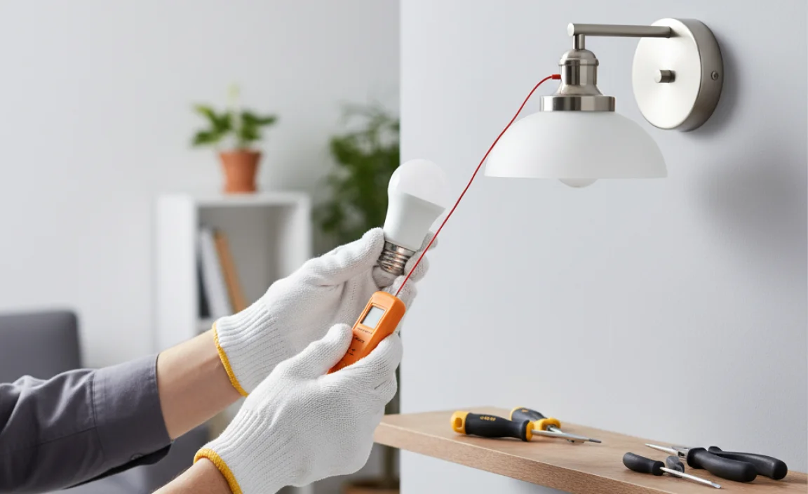 Preparation Before Changing the Bulb