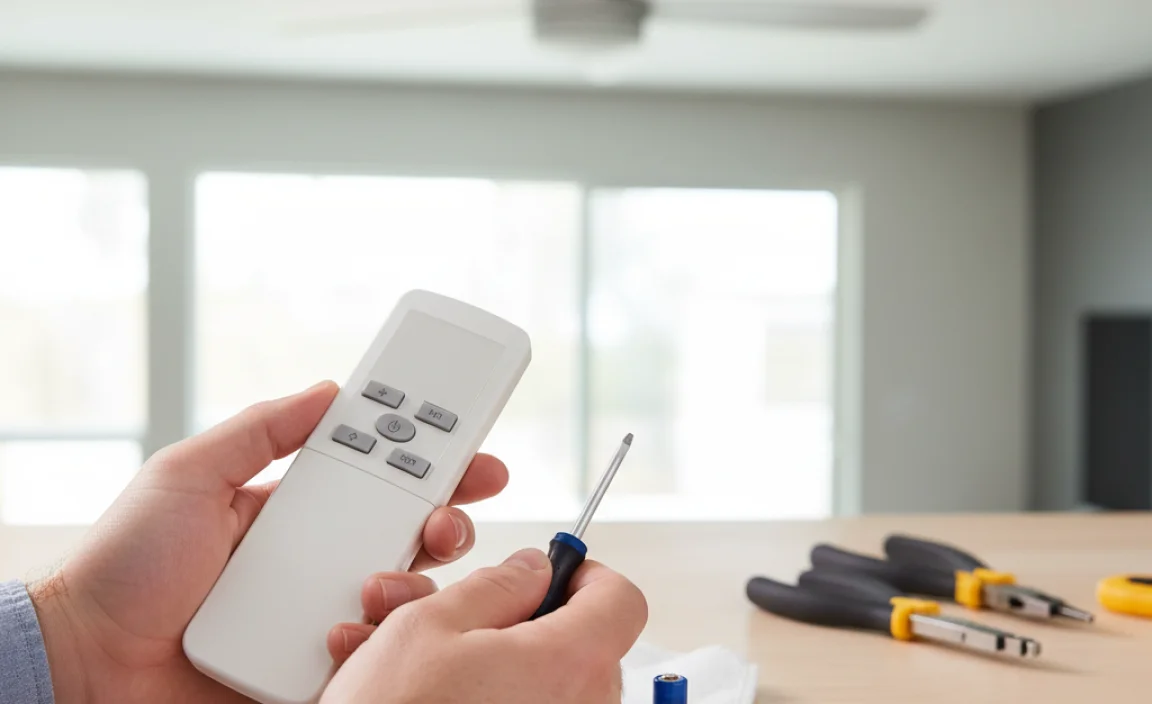 Preparation for Resetting Your Ceiling Fan Remote