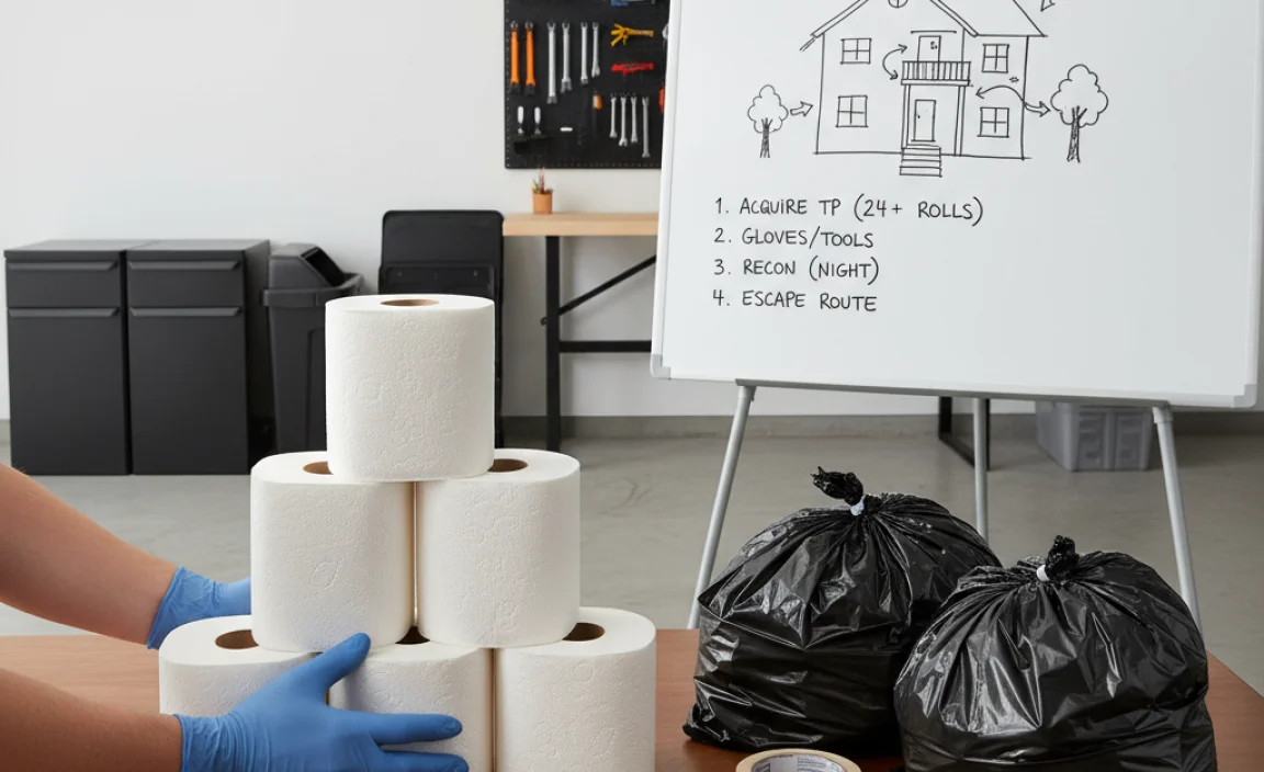 Preparation Steps Before Toilet Papering