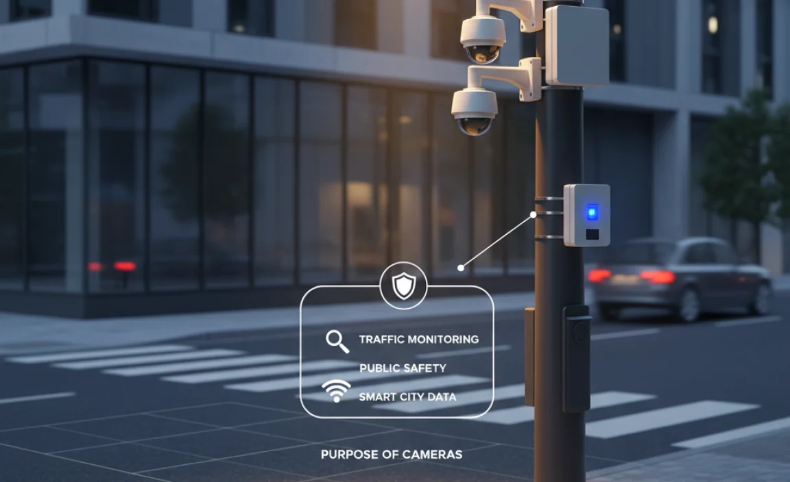 Purpose of Cameras on Street Lights