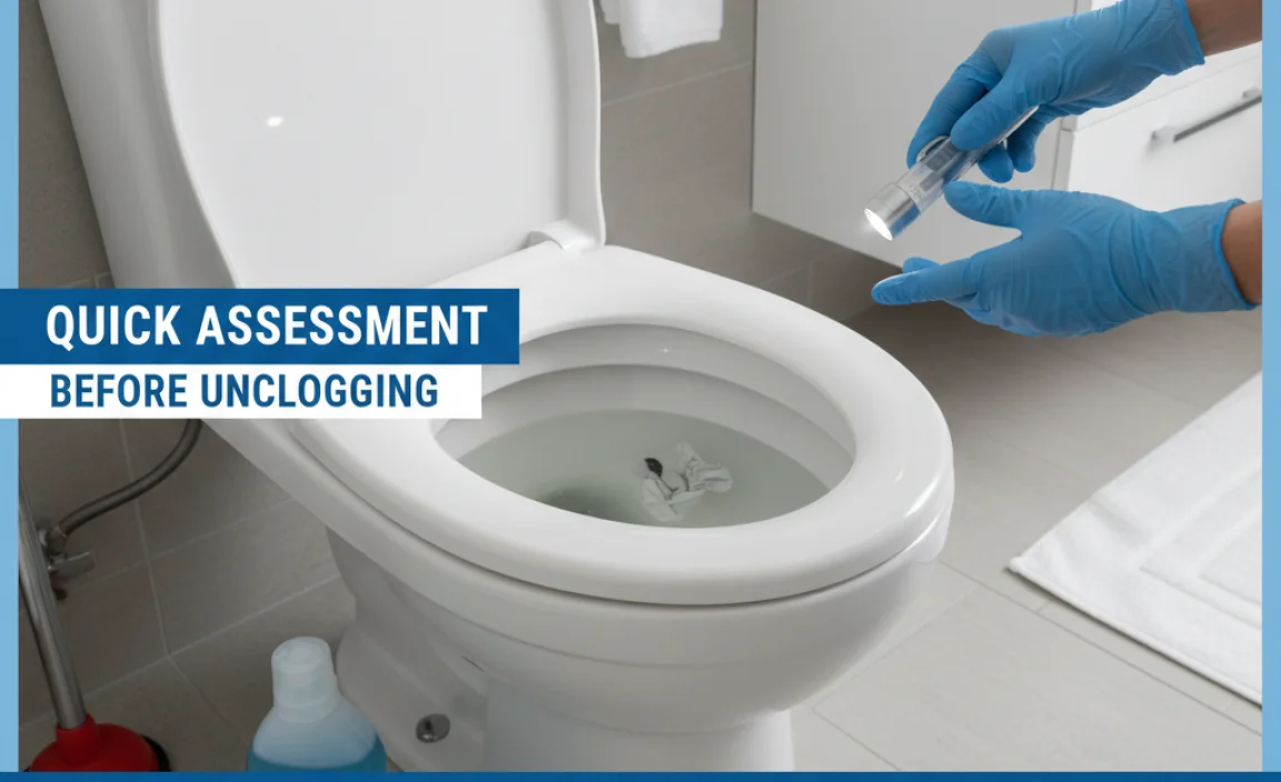 Quick Assessment Before Unclogging