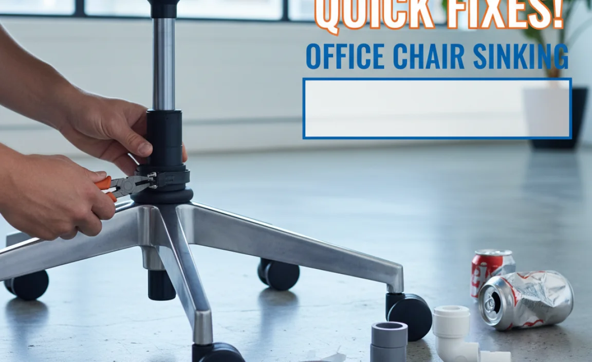 Quick Fixes for Office Chair Sinking