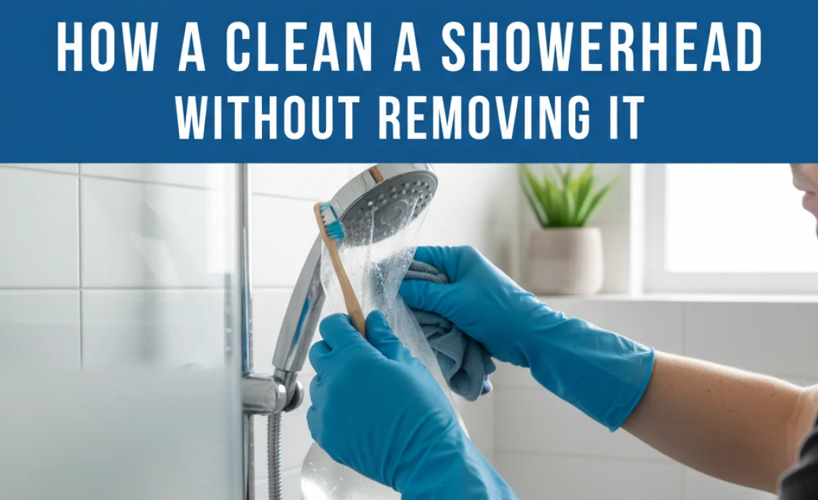 Quick Guide: How To Clean A Showerhead Without Removing It
