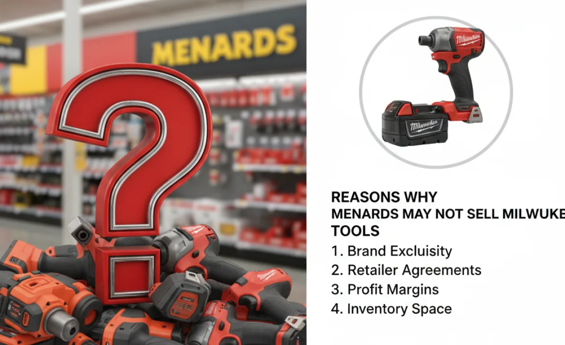 Reasons Why Menards May Not Sell Milwaukee Tools