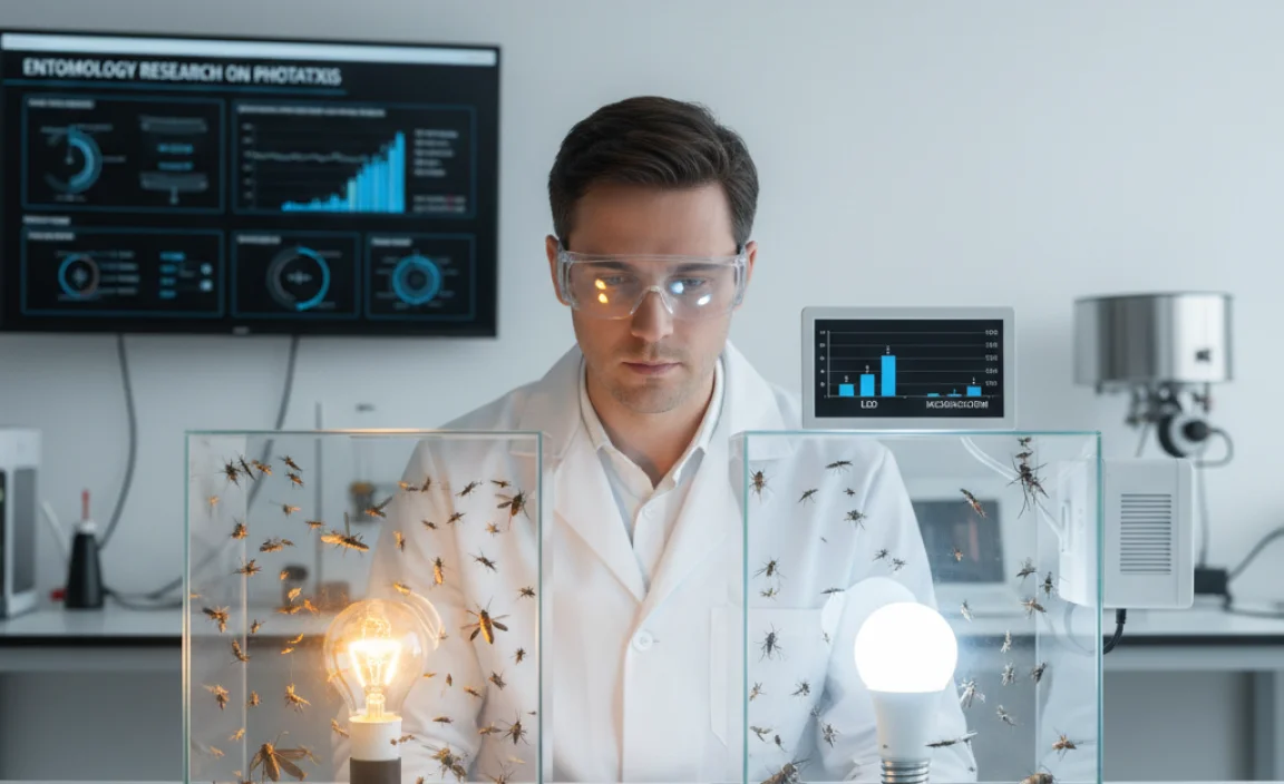 Research Studies on LED Bulbs and Insect Behavior