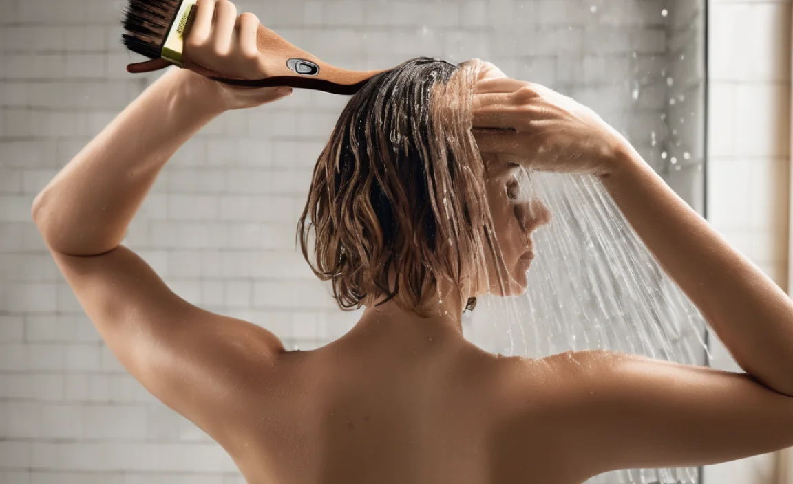 Should You Brush Your Hair Before Showering? Find Out!