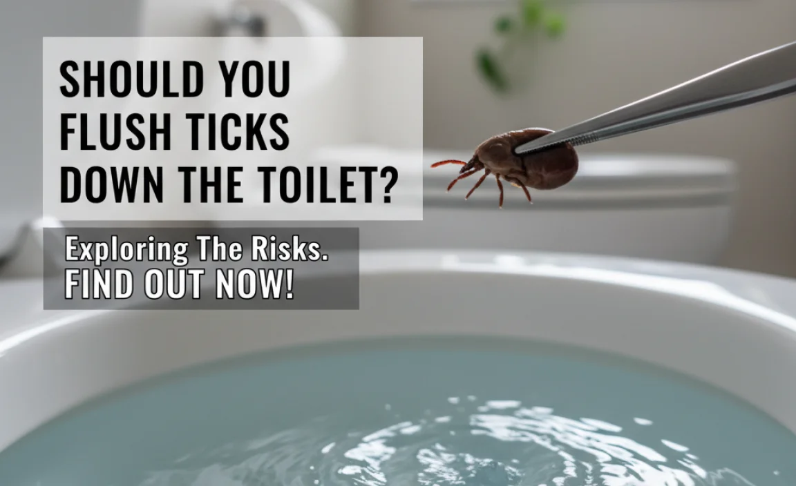 Should You Flush Ticks Down The Toilet: Exploring The Risks
