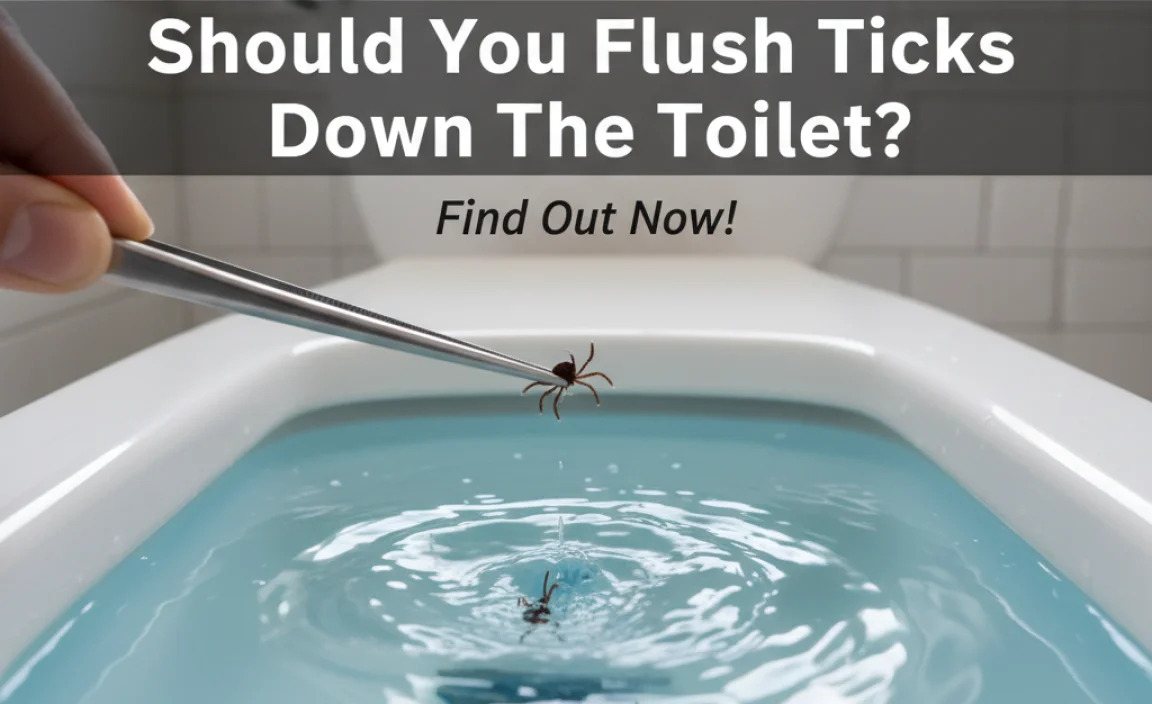 Should You Flush Ticks Down the Toilet?