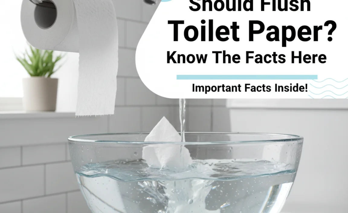 Should You Flush Toilet Paper: Know The Facts Here