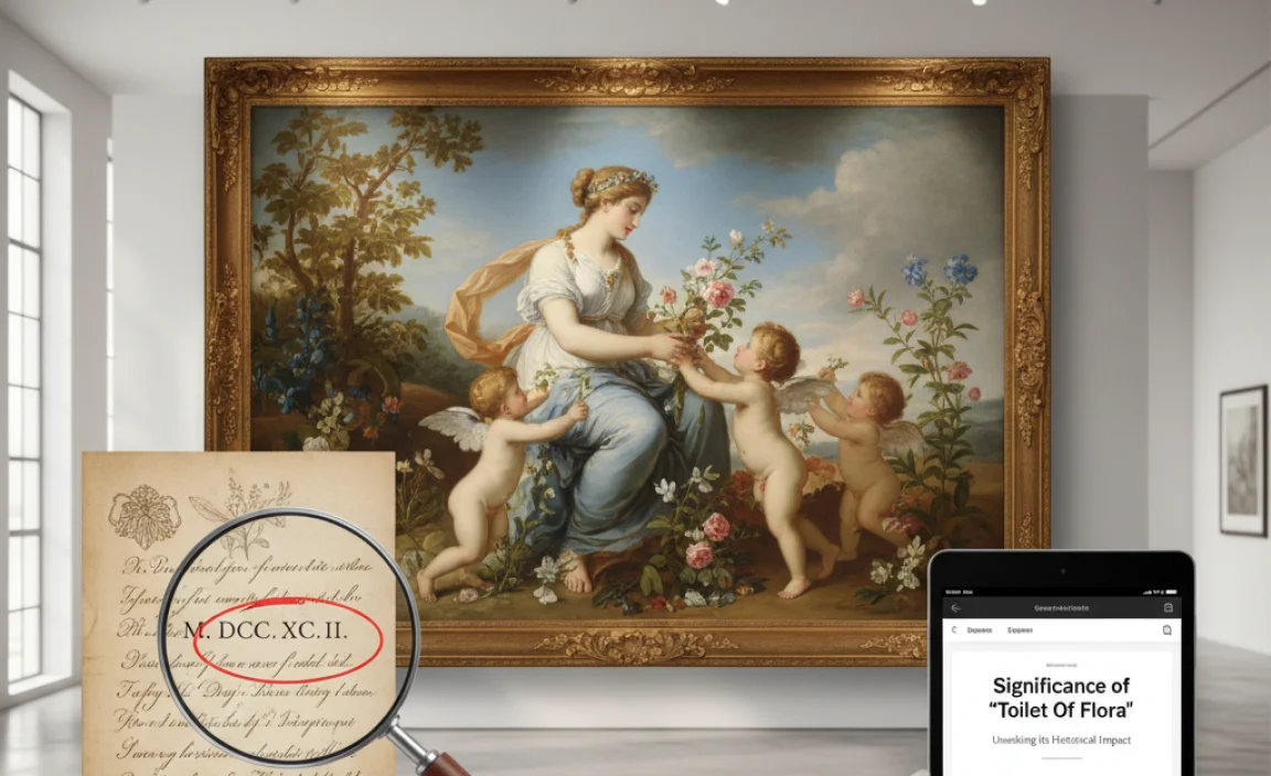 Significance of &#8216;Toilet of Flora&#8217;