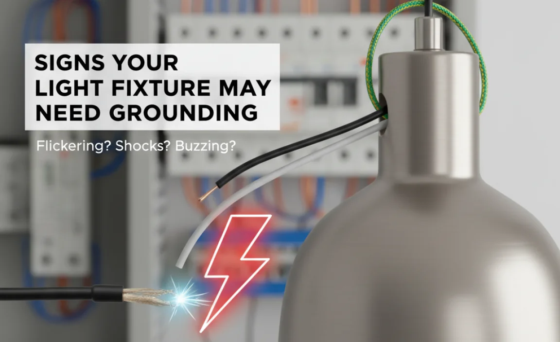 Signs Your Light Fixture May Need Grounding