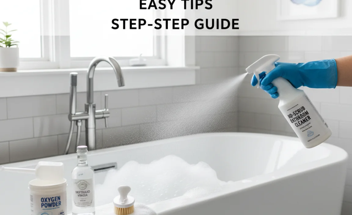 Step-by-Step Guide to a No-Scrub Bathtub Cleaning Method