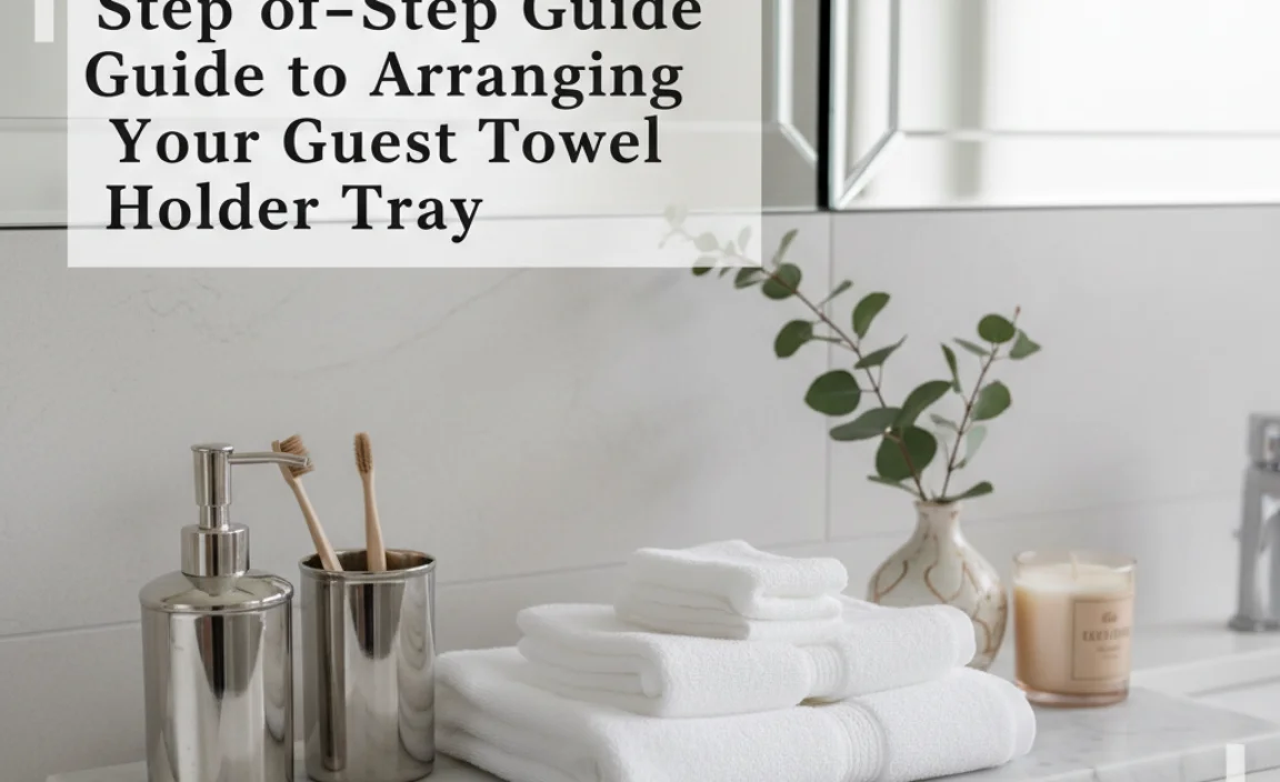 Step-by-Step Guide to Arranging Your Guest Towel Holder Tray
