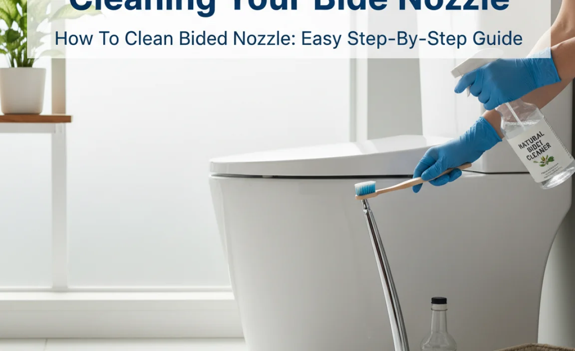 Step-by-Step Guide to Cleaning Your Bidet Nozzle