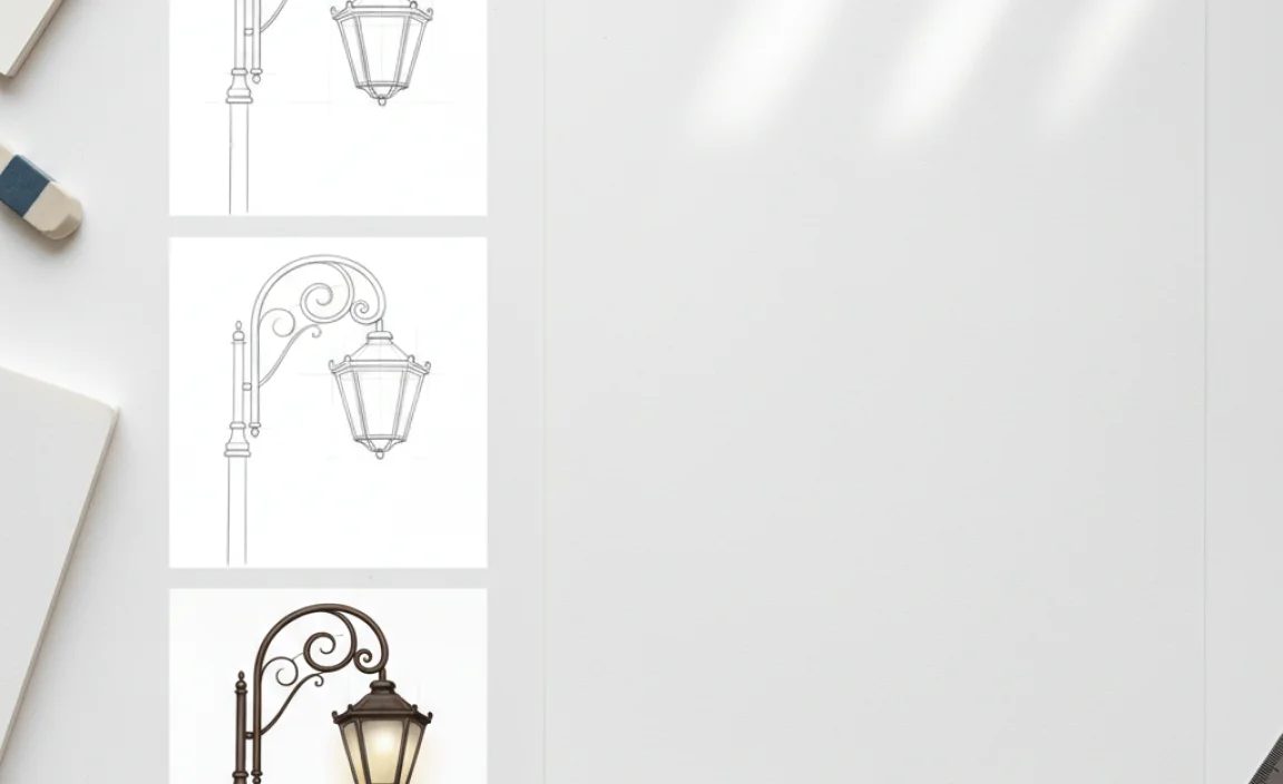 Step-by-Step Guide to Drawing a Street Light