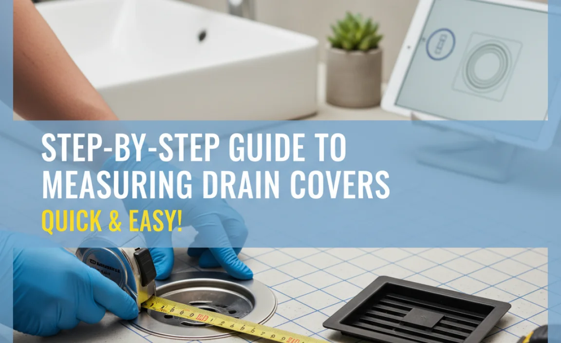 Step-by-Step Guide to Measuring Drain Covers