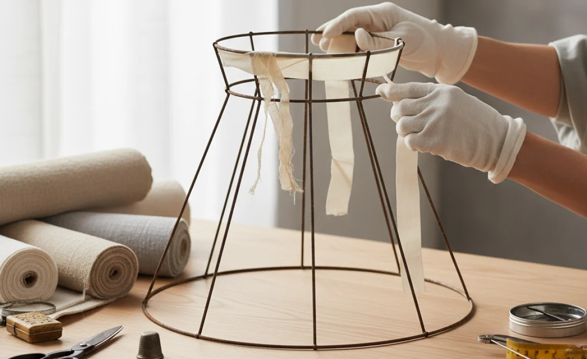 Step-by-Step Guide to Recovering a Lampshade