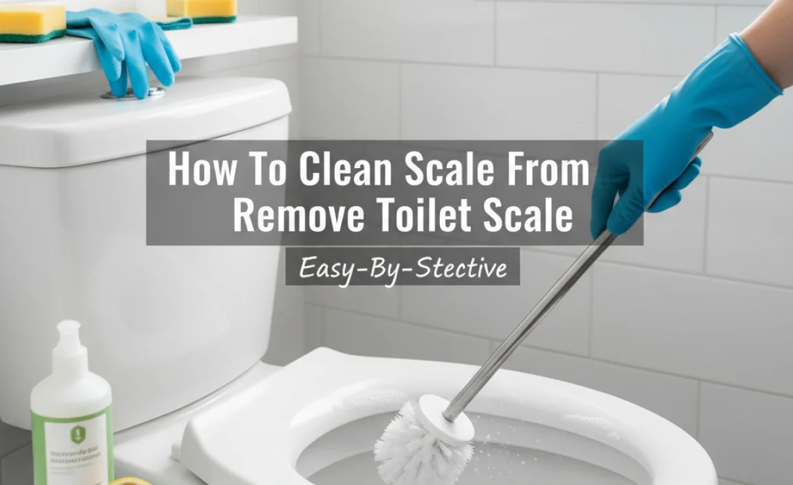 Step-by-Step Guide to Remove Toilet Scale