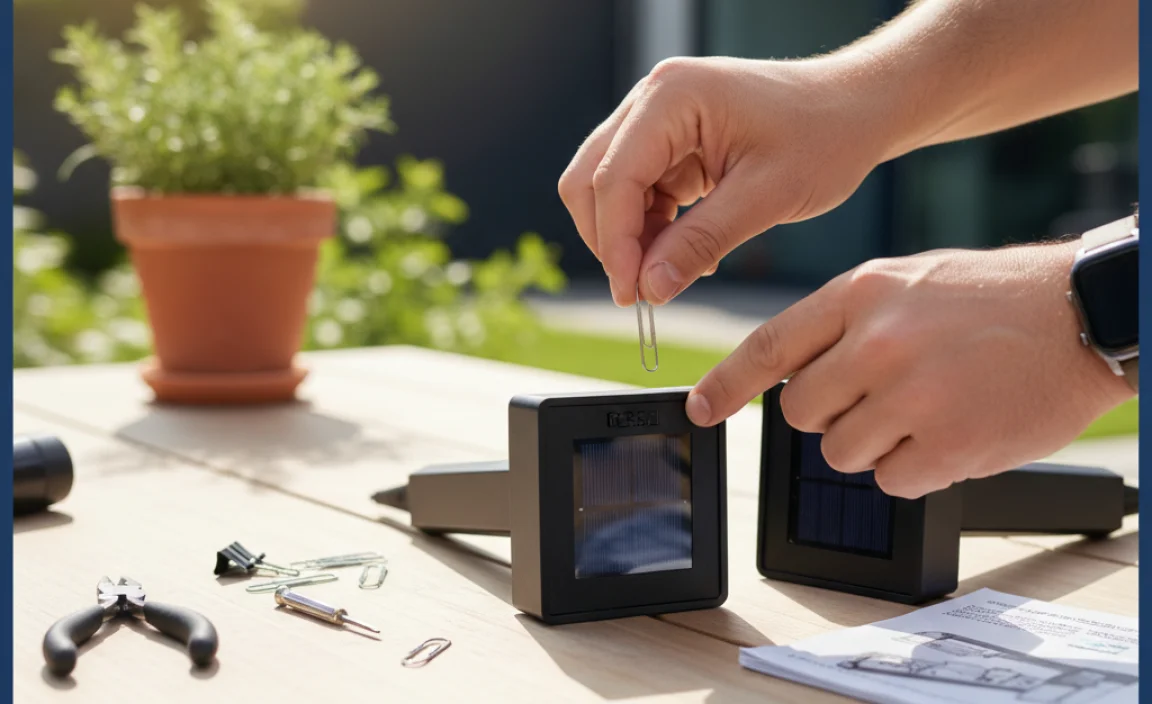 Step-by-Step Guide to Resetting Solar Lights