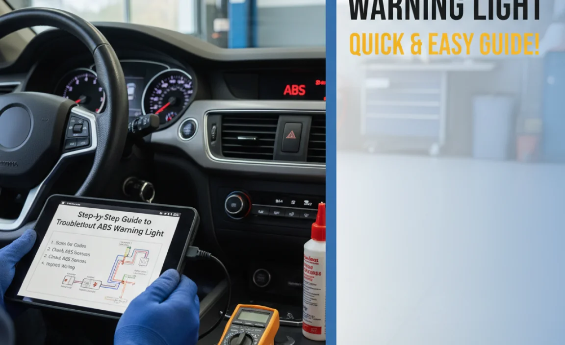 Step-by-Step Guide to Troubleshoot ABS Warning Light