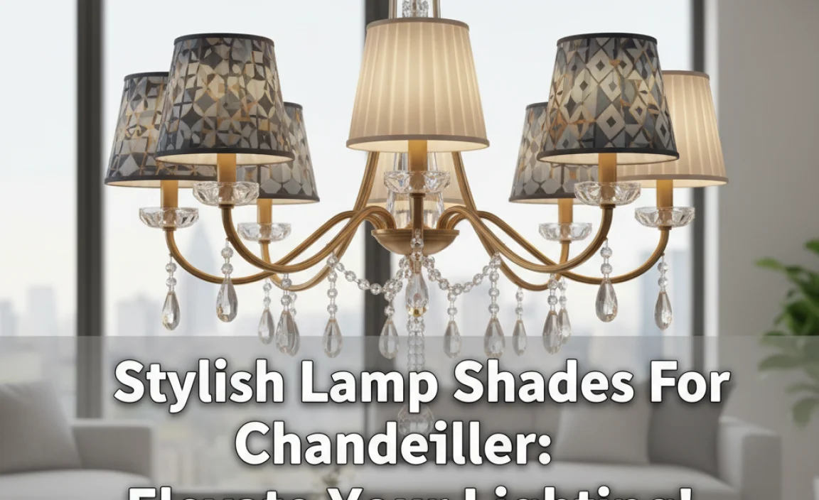 Stylish Lamp Shades For Chandelier: Elevate Your Lighting!