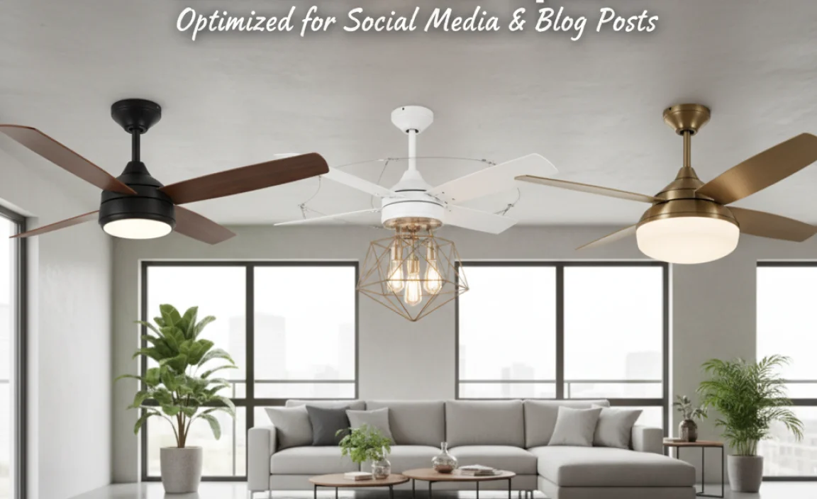 Stylish Light Fixtures For Fans: Illuminate Your Space!