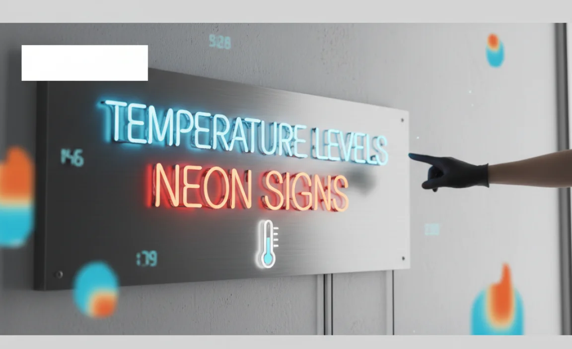 Temperature Levels of Neon Signs