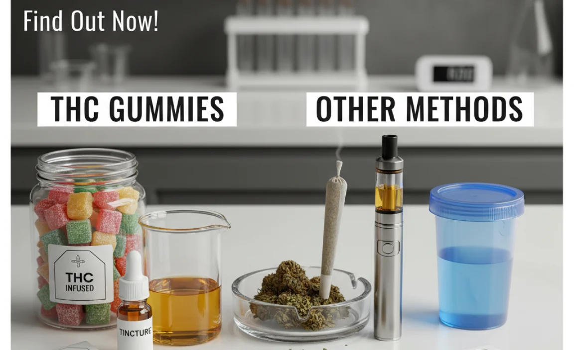 THC Gummies vs. Other Consumption Methods