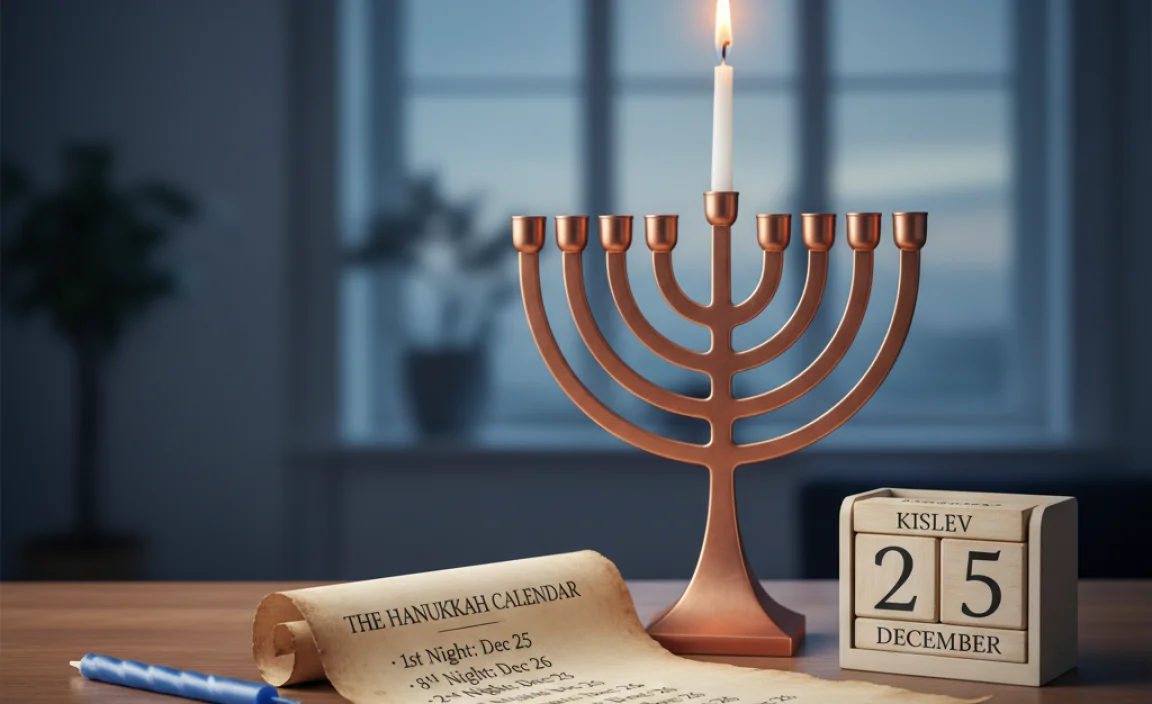 The Hanukkah Calendar
