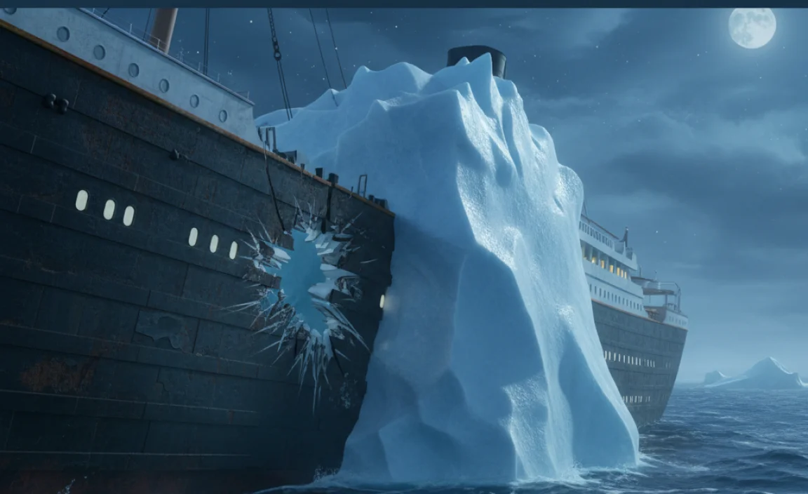 The Iceberg Collision: A Closer Look