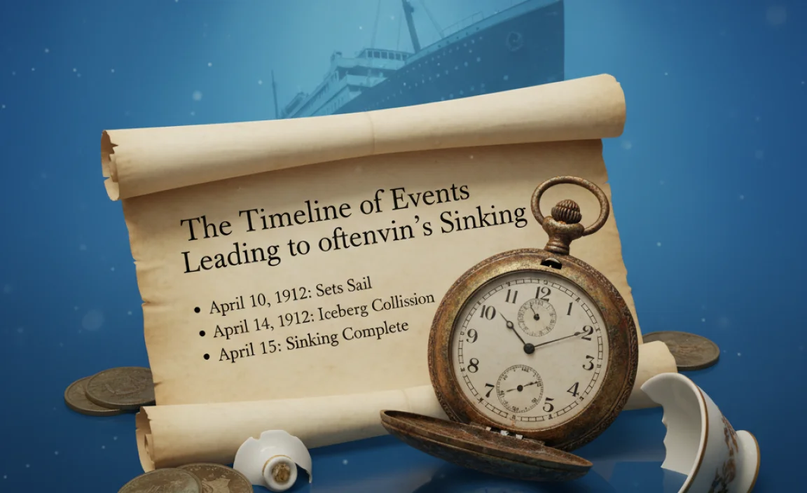 The Timeline of Events Leading to the Titanic&#8217;s Sinking