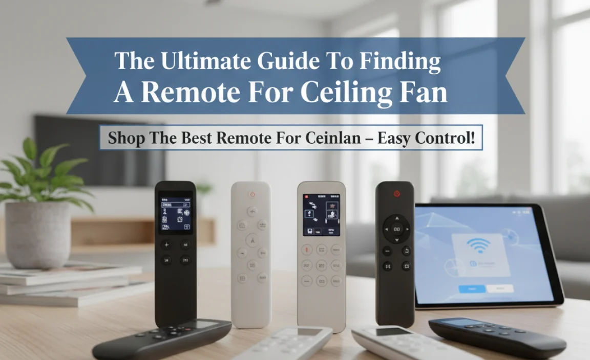 The Ultimate Guide To Finding A Remote For Ceiling Fan