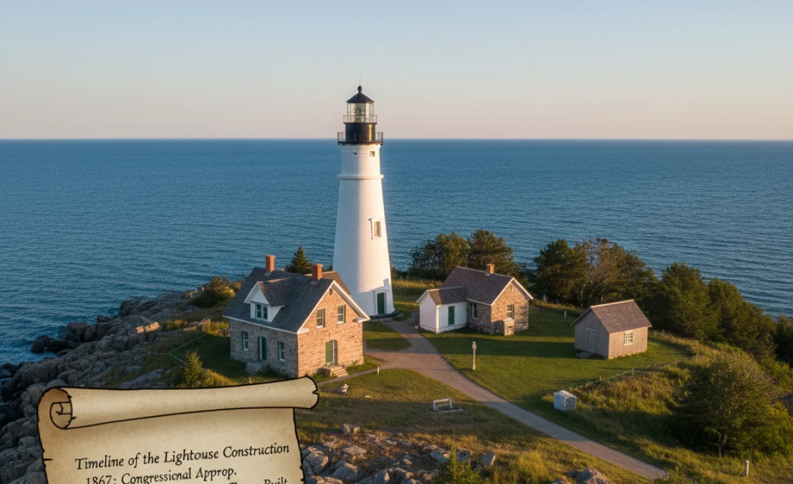 Timeline of the Lighthouse Construction
