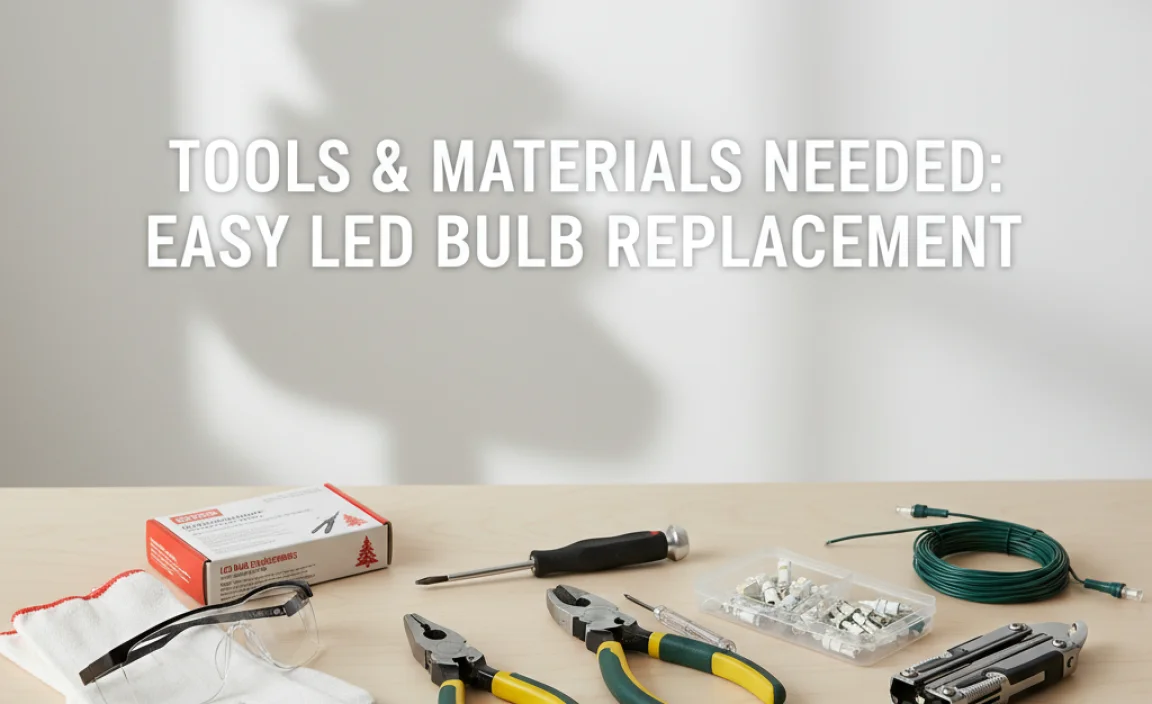 Tools and Materials Needed