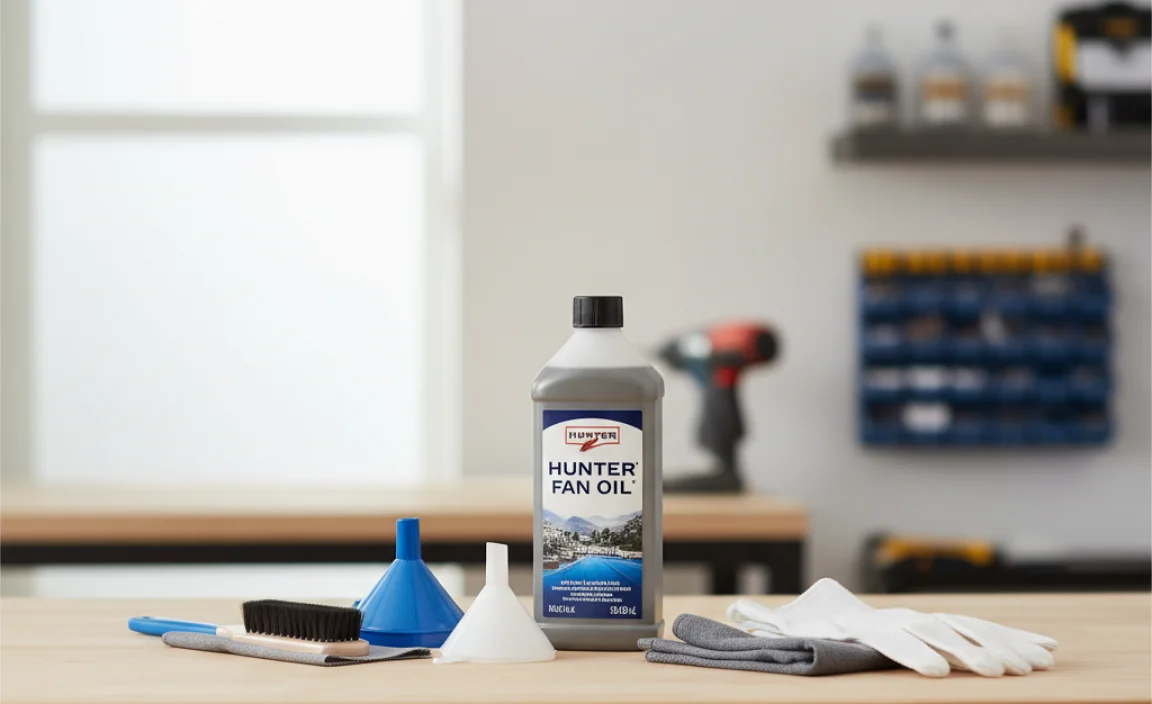 Tools and Supplies Needed for Oiling