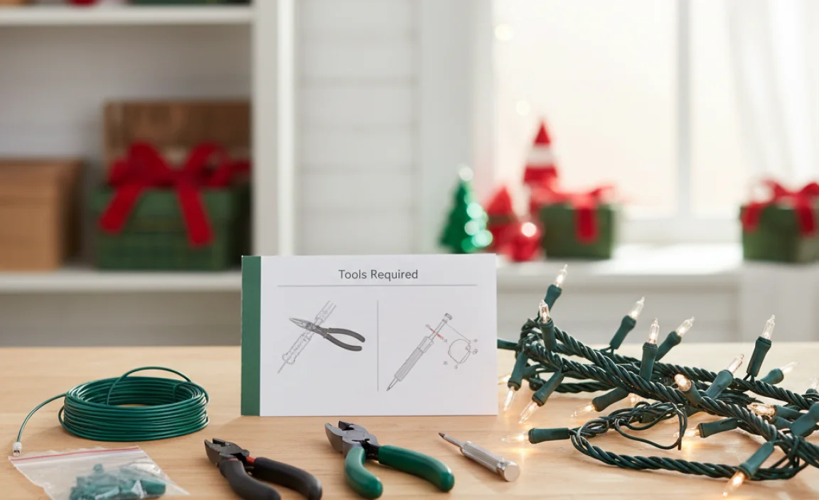 Tools Required for Shortening Light Strings