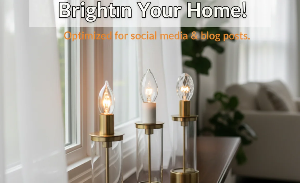 Top Light Bulbs For Window Candles: Brighten Your Home!
