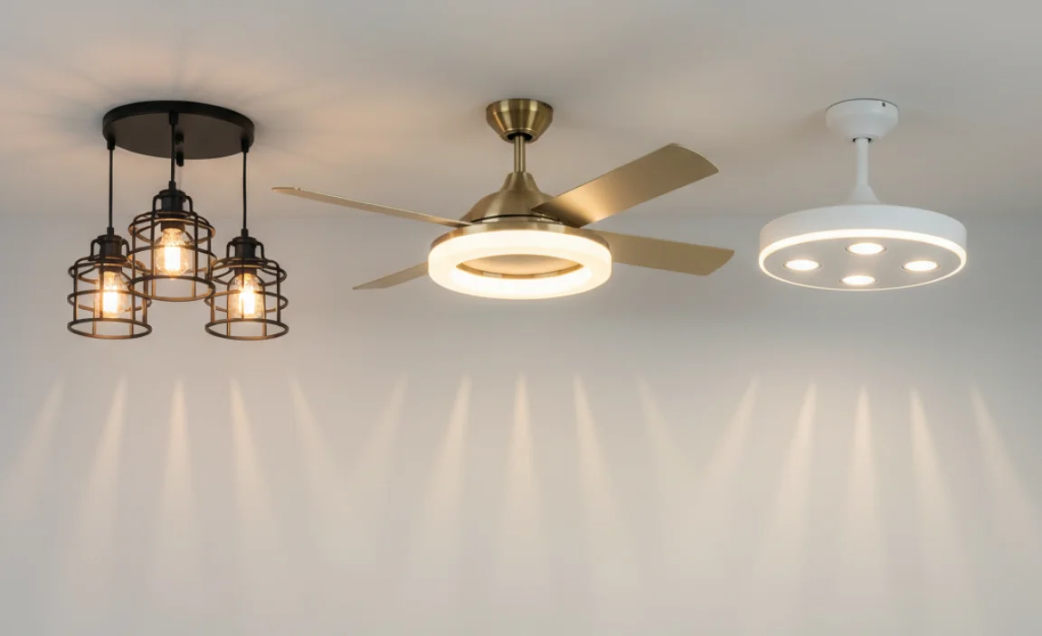 Top Light Fixture Styles for Ceiling Fans