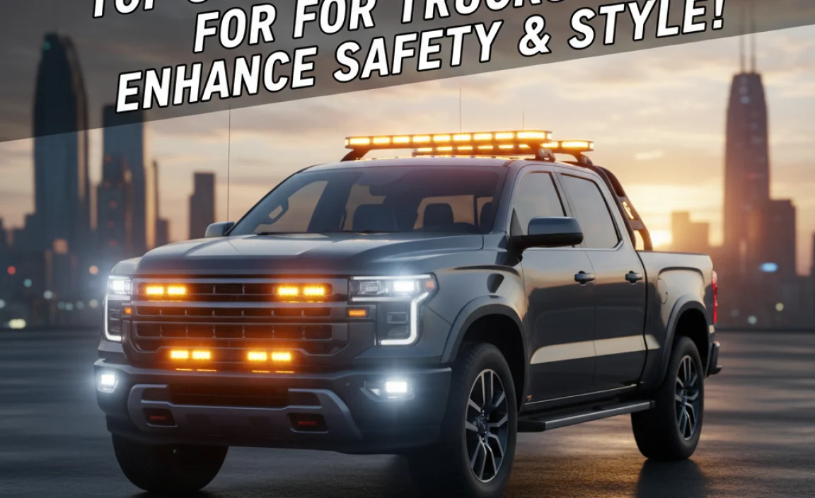 Top Strobe Light Kits For Trucks: Enhance Safety & Style!