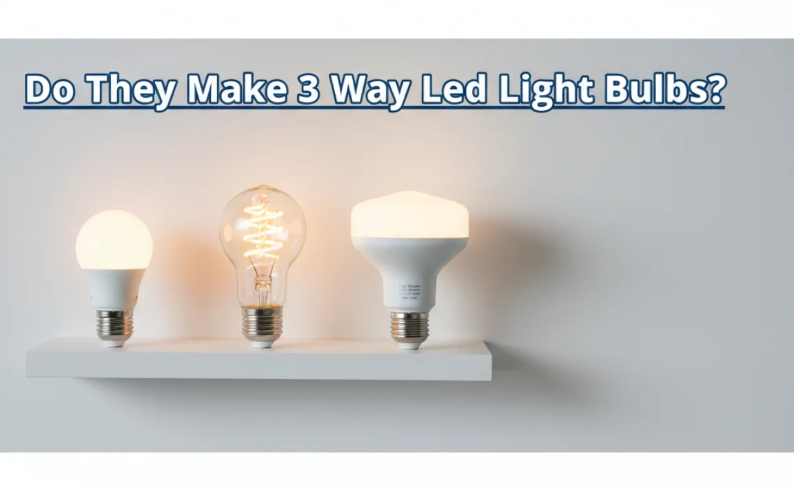 Types of 3 Way LED Light Bulbs Available