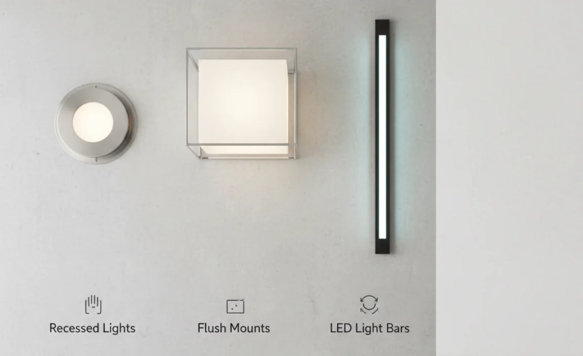 Types of Ceiling Lights for Bathrooms