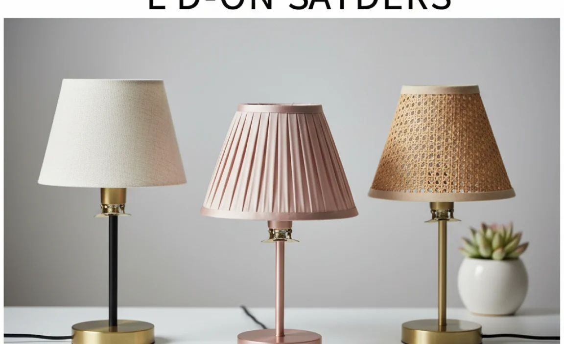 Types of Clip On Lamp Shades