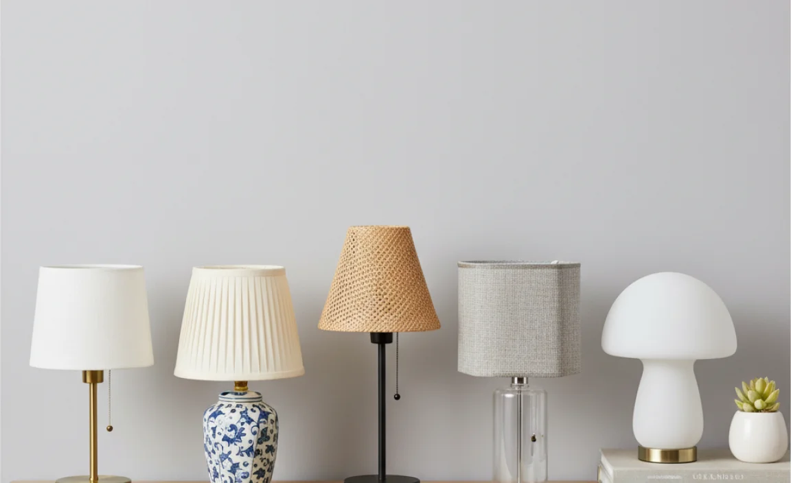 Types of Clip On Lamp Shades