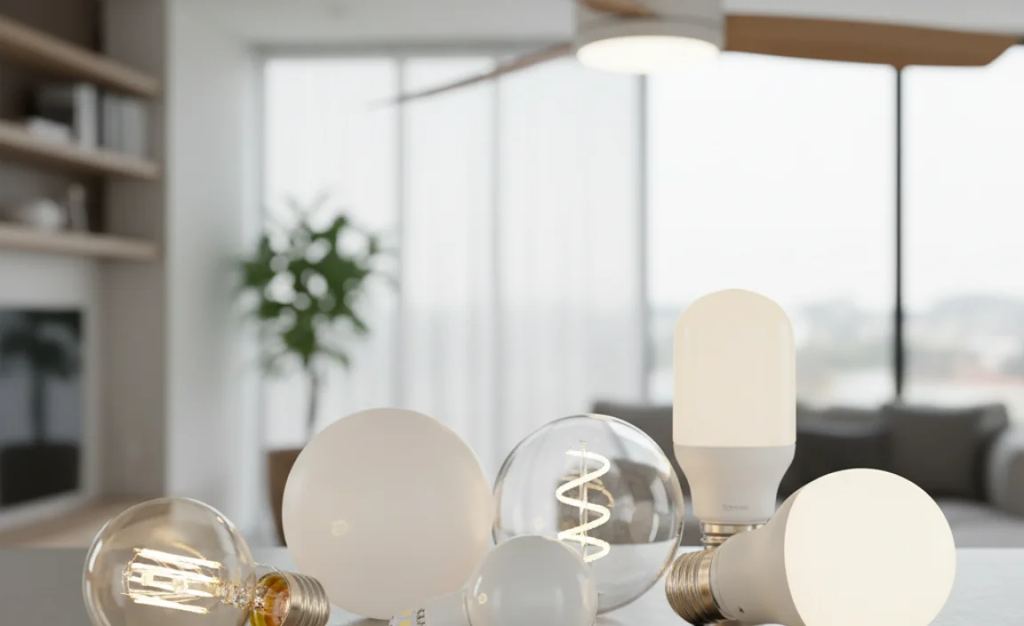 Types of Light Globes Suitable for Ceiling Fans