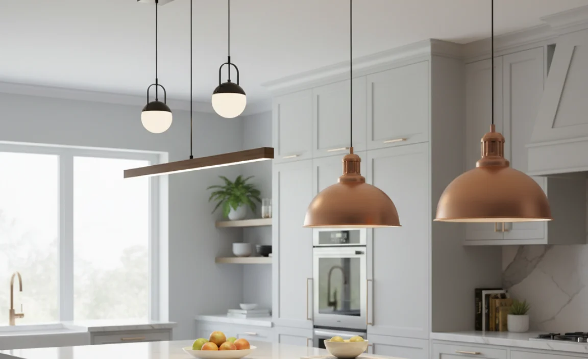 Types of Lighting Fixtures for Kitchen Islands