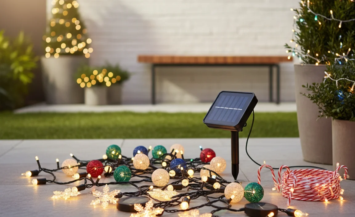 Types of Solar Christmas Lights Available