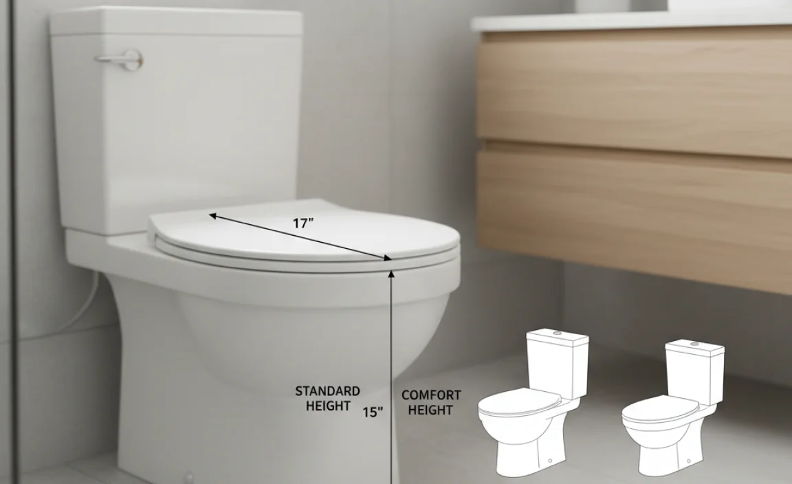 Types of Toilets and Their Heights