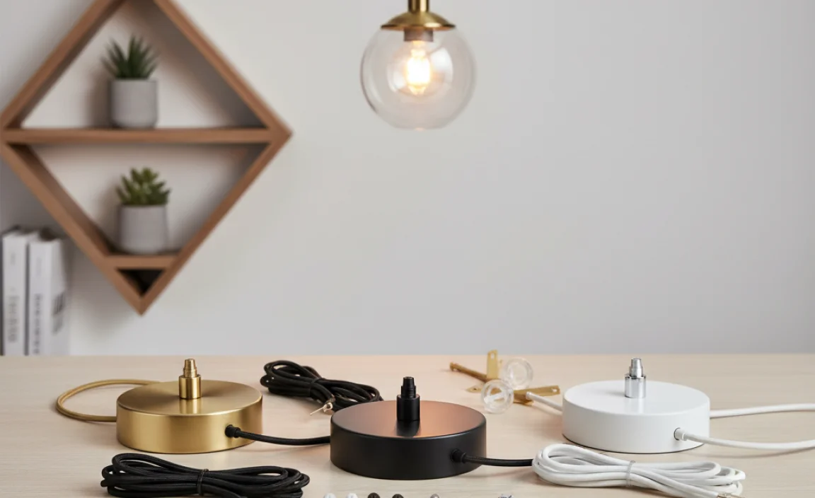 Ultimate Canopy Kit For Pendant Light: Enhance Your Space